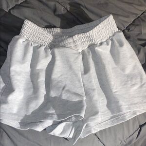 SHEIN Gray Athletic Shorts with Elastic Waistband